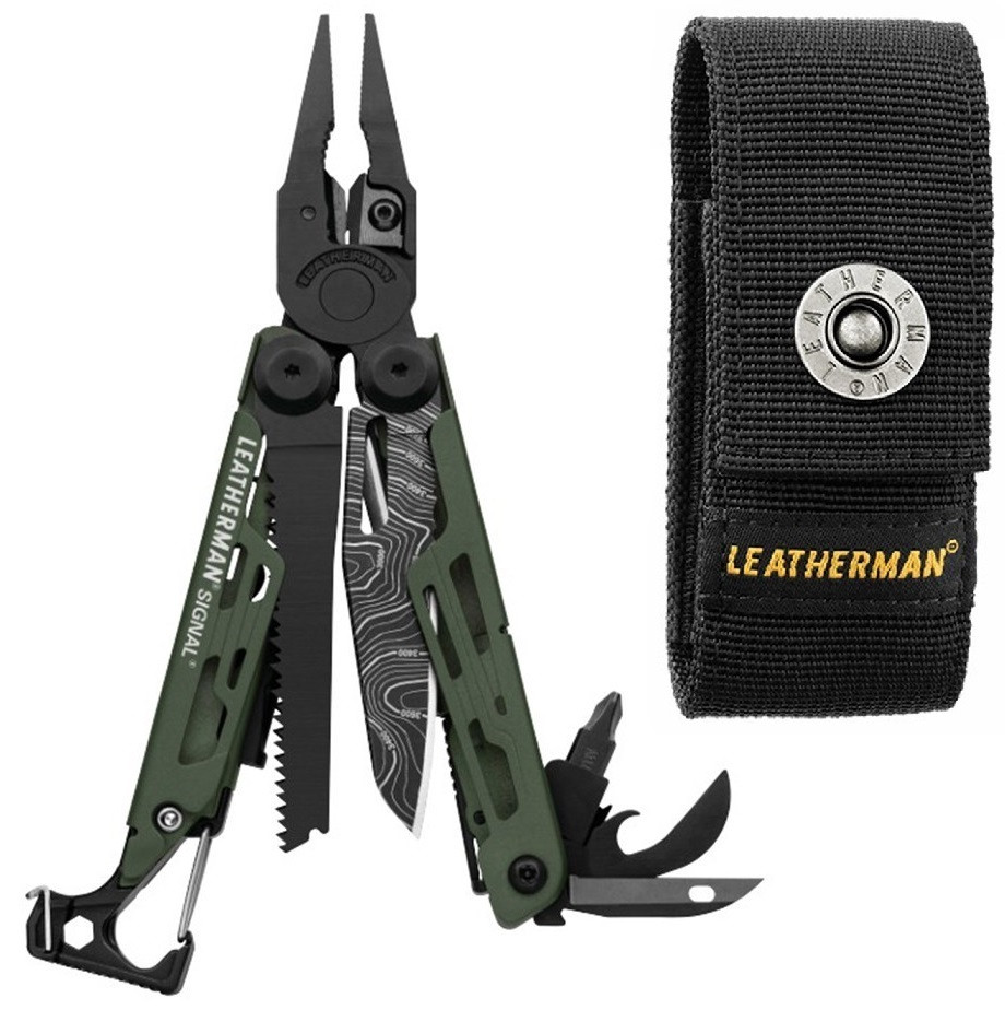 Мультитул LEATHERMAN SIGNAL + синтетичний чохол + подарункове паковання, фото 1