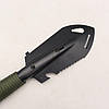 Багатофункціональна лопата 10в1 для виживання + Подарунок Ручний ліхтарик 2в1 / Тактична лопатка, фото 8