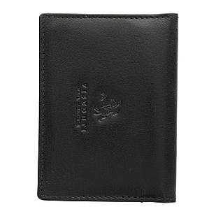 Візитниця шкіряна Visconti TC1 - Polo (black) чорна