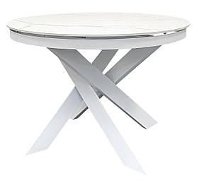 Moon Volakas white стіл розкладної кераміка 110-140 см
