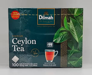 Чай цейлонський "Dilmah" 100 пак/пач 150 грамів