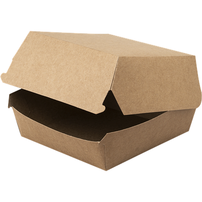 Крафтова упаковка для бургера 120*120*129 (100шт)