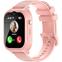 Детские смарт часы JETIX G99 со сменным корпусом, GPS , 4G Видеозвонком и влагозащитой (Pink)