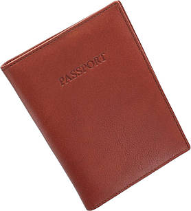 Обкладинка для паспорта шкіряна Visconti 2201 BRN коричнева