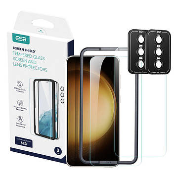 Захисне скло ESR для Samsung Galaxy S23 Protector Set (2 pack), Clear (4894240175774)