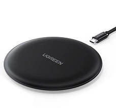 Зарядний пристрій Ugreen CD186 Wireless Charging Pad 15 W Чорний, фото 4