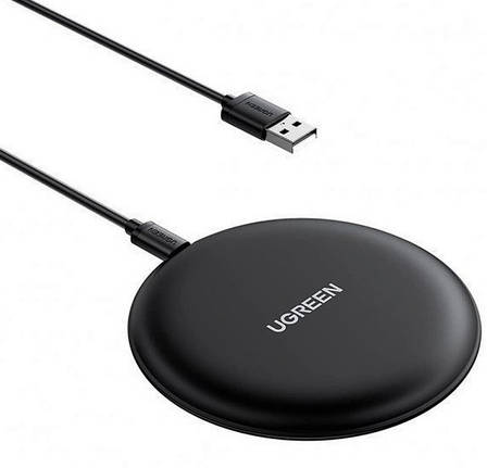 Зарядний пристрій Ugreen CD186 Wireless Charging Pad 15 W Чорний, фото 1