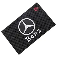 Автомобильный антискользящий коврик на торпеду с логотипом Mercedes-Benz
