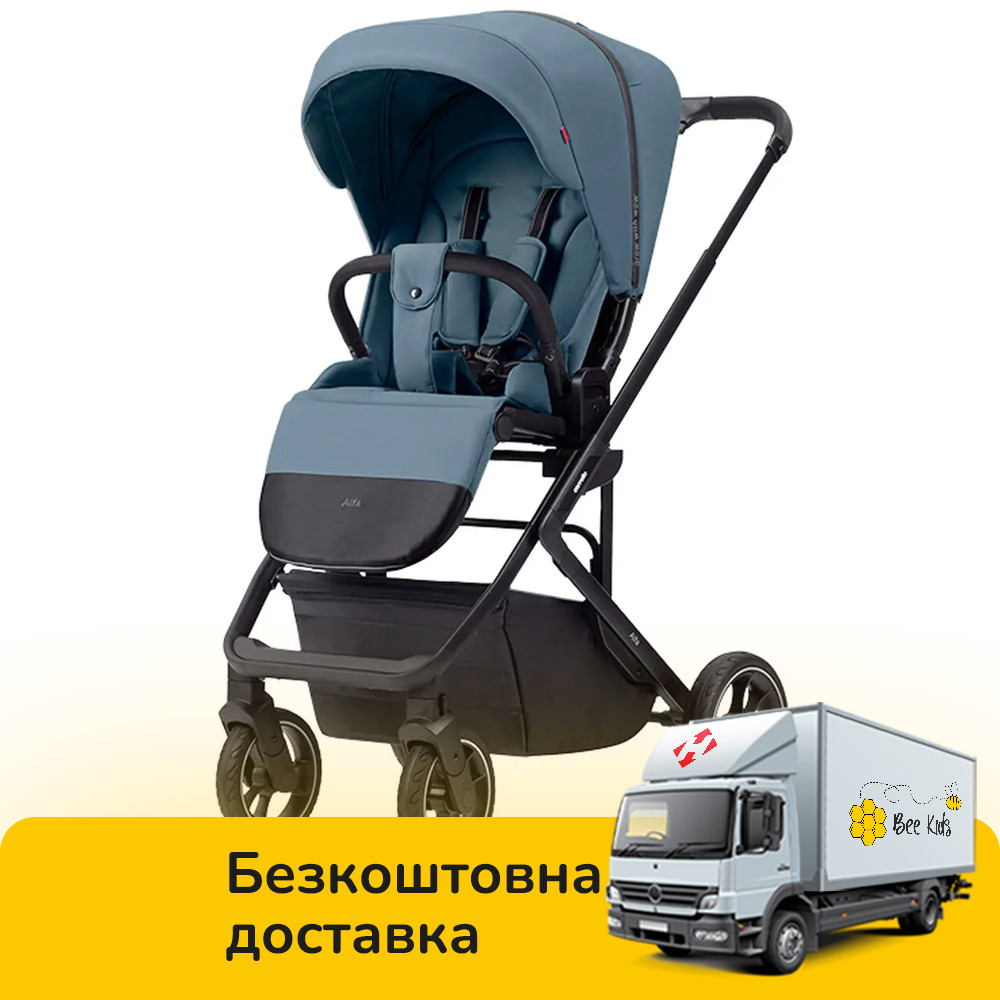 Коляска дитяча прогулянкова CARRELLO Alfa CRL-5508 Indigo Blue Блакитна, фото 1
