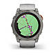 Смарт-годинник Garmin Fenix 7X Pro - Sapphire Solar Edition - титановий корпус з димчасто-сірим/помаранчевим ремінцем, фото 4