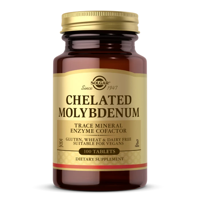 Молібден хелат Solgar Chelated Molybdenum 100 Tablets