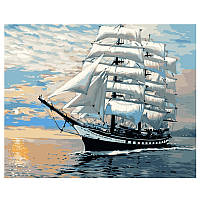 Картина по номерам "Белые паруса" 10613-АС, 40-50 см