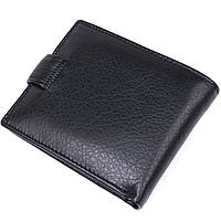 Мужской кожаный купюрник ST Leather 18308 (ST104) Черный высокое качество