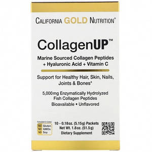 Морський колаген CollagenUp, Marine Collagen + Hyaluronic Acid + Vitamin C, 10 Packets