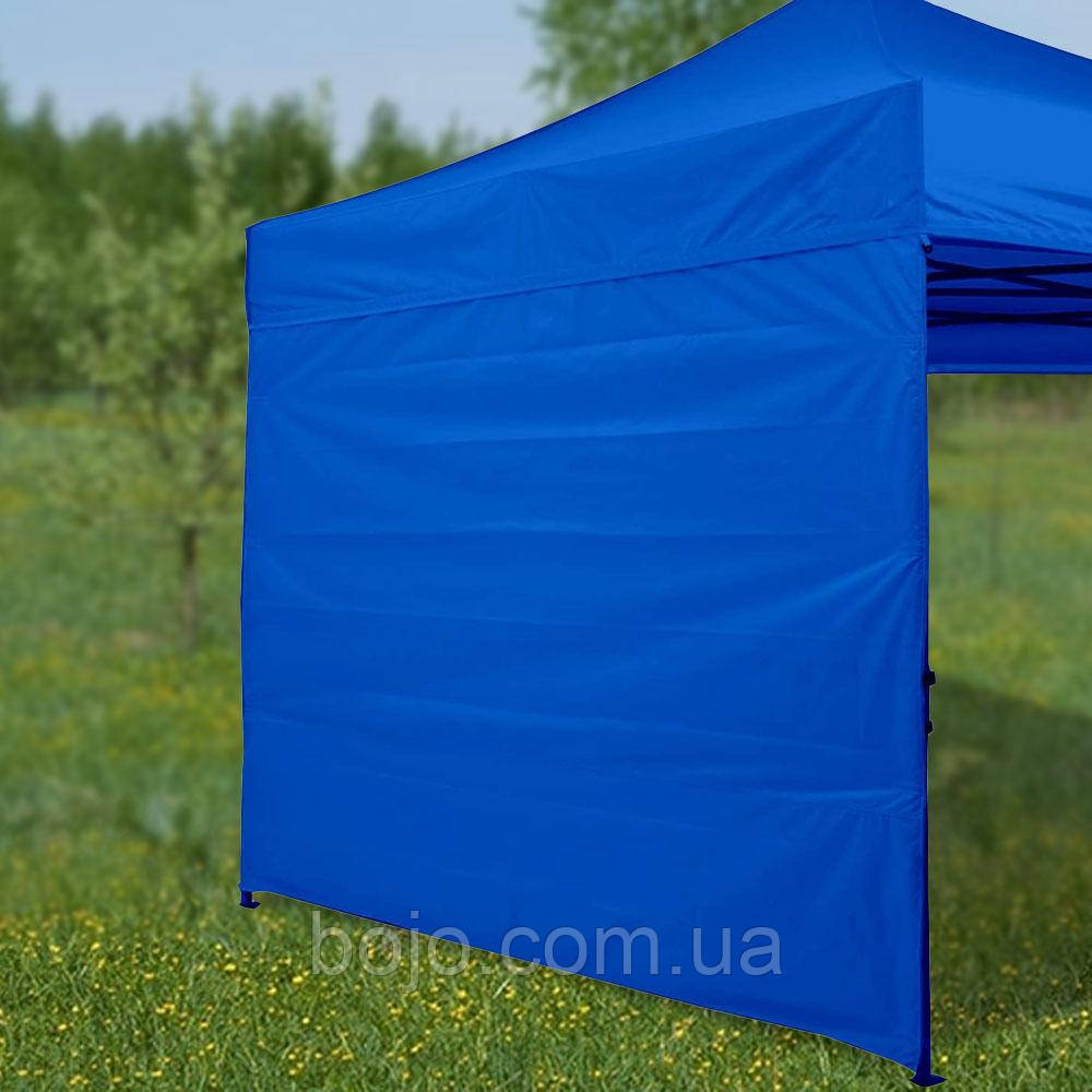 Бокова стінка на шатер/палатку 12 м, 3 стінки 2х6 м для розсувного намету 3х6, Синій
