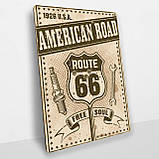 Дерев'яний Постер Американські Дороги, фото 2