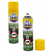 Аэрозоль от комаров JET SUPER 150ml repellent Universal 4 часа