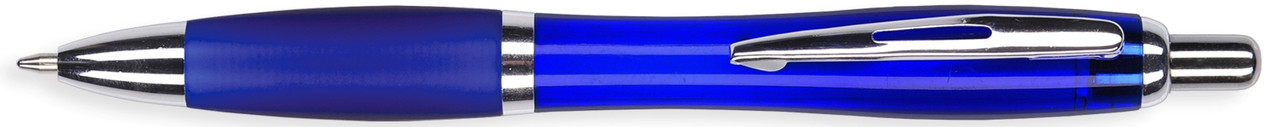 Ручка пластикова VIVA PENS Slim color синя, фото 1