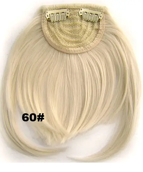 Накладна челка на шпильках HairBang B7, Color 60# (KG-8893)