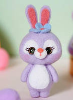 Набір для валяння Бузкова зайка + інструменти