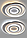 Керована світлодіодна люстра Esllse з пультом GEOMETRIA ROUND 60WR-560x490x56-WHITE/WHITE-220-IP20, фото 3