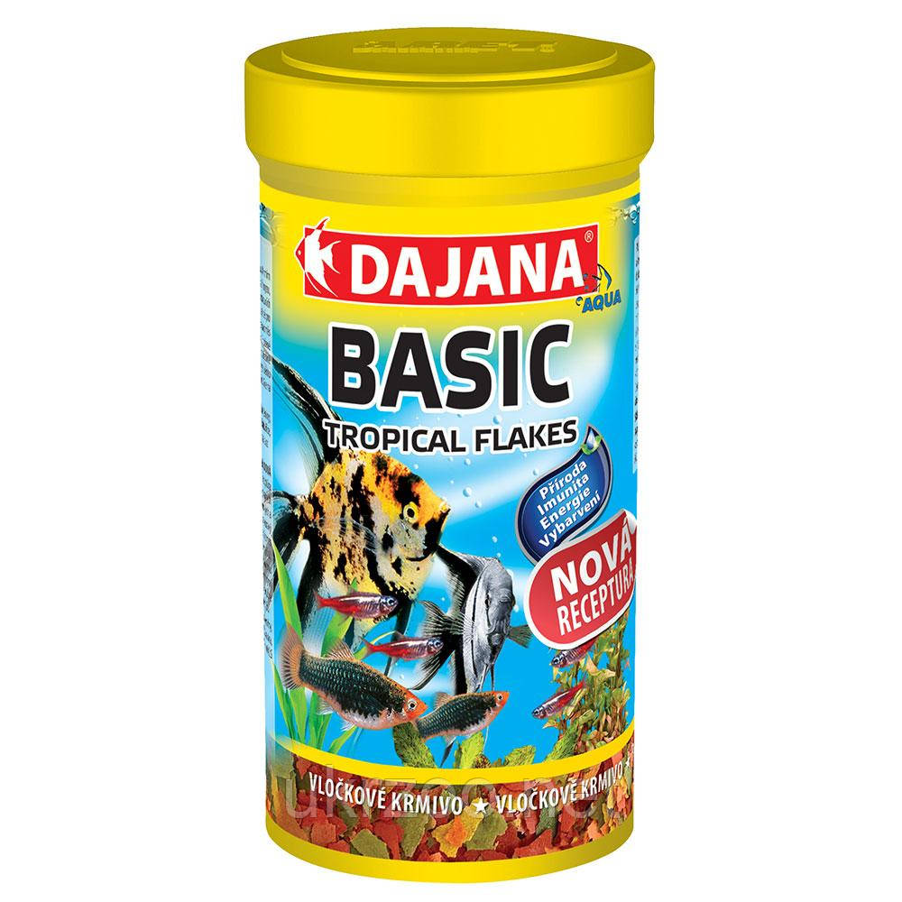 TROPICA BASIC (250мл/50гр) комплексний корм в пластівцях для всіх видів риб (6шт/уп)