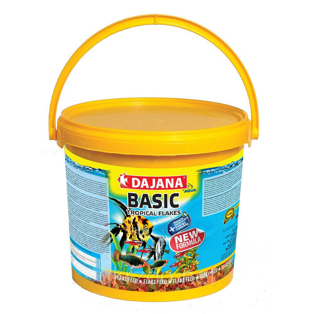 TROPICA BASIC (10л/2кг) комплексний корм в пластівцях для всіх видів риб