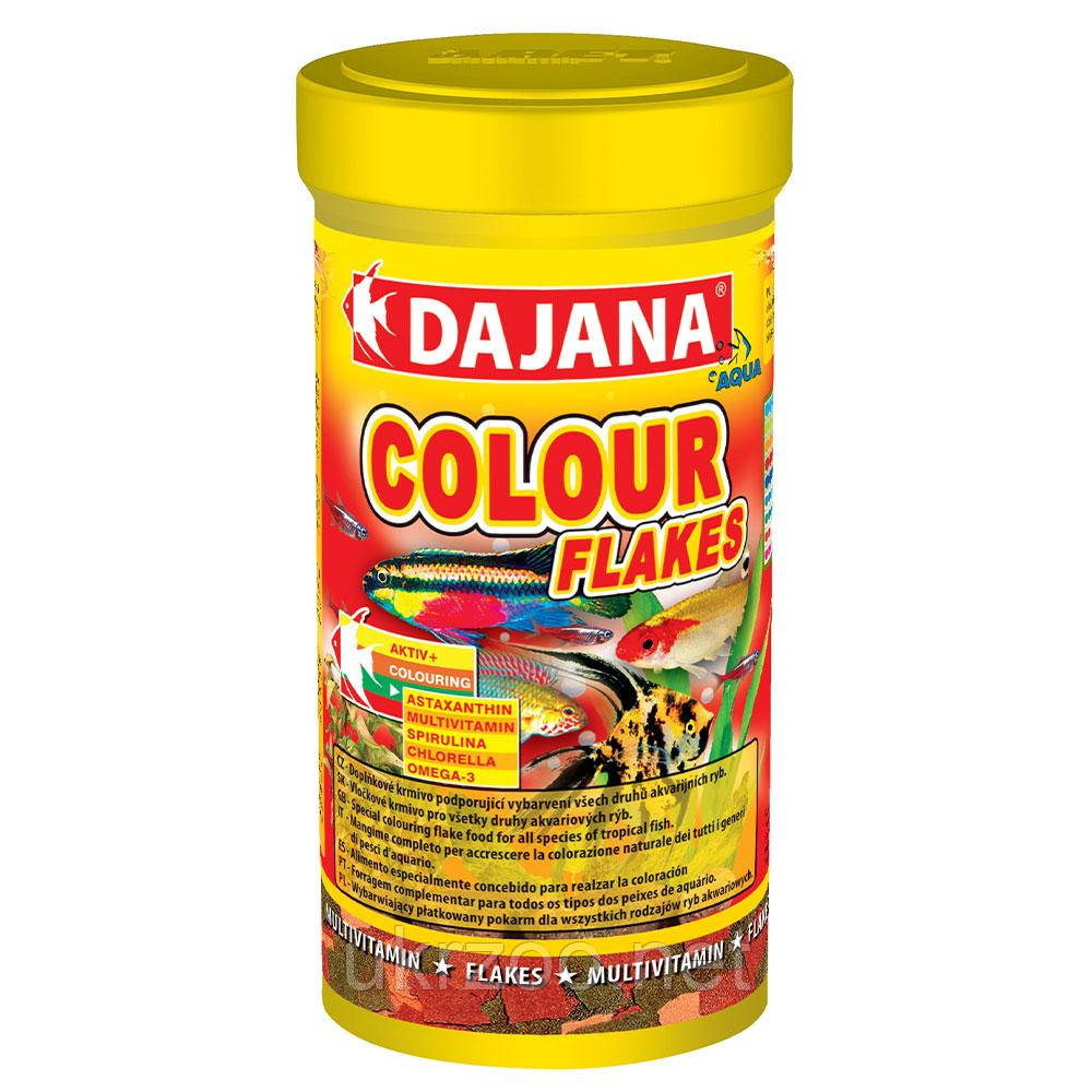 COLOUR FLAKES (250мл/50гр) Спец. корм в пластівцях сприяє природ. забарвл. (6шт/уп)