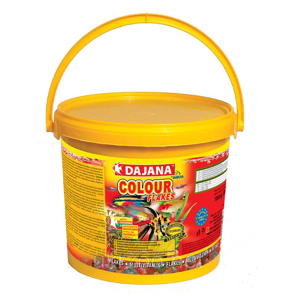 COLOUR FLAKES (10л/2 кг) Спец. корм в пластівцях сприяє природ. забарвл.