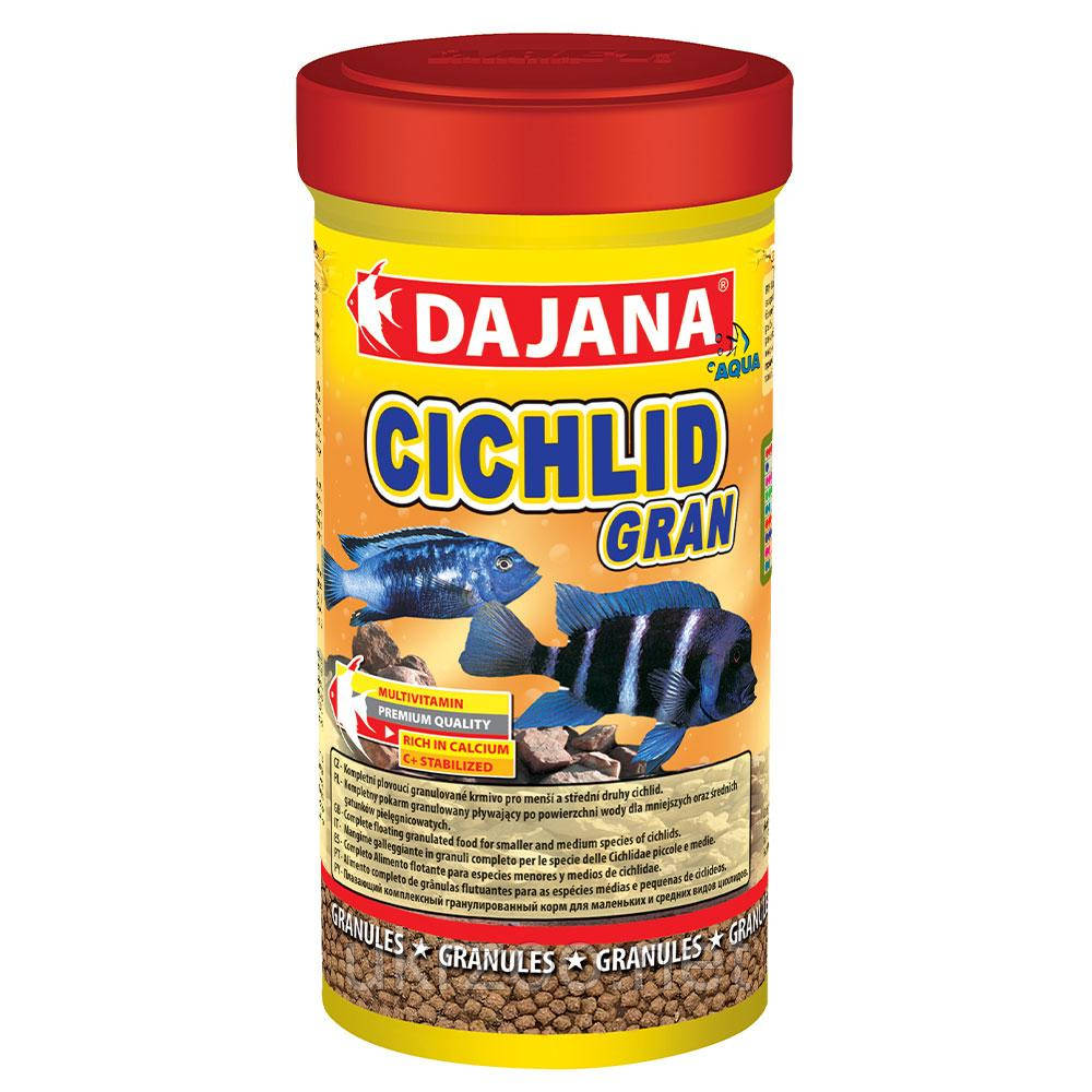 CICHLID GRAN (250мл/120гр) Корм для маленьких та средніх цихлідів в гранулах (6шт/уп)