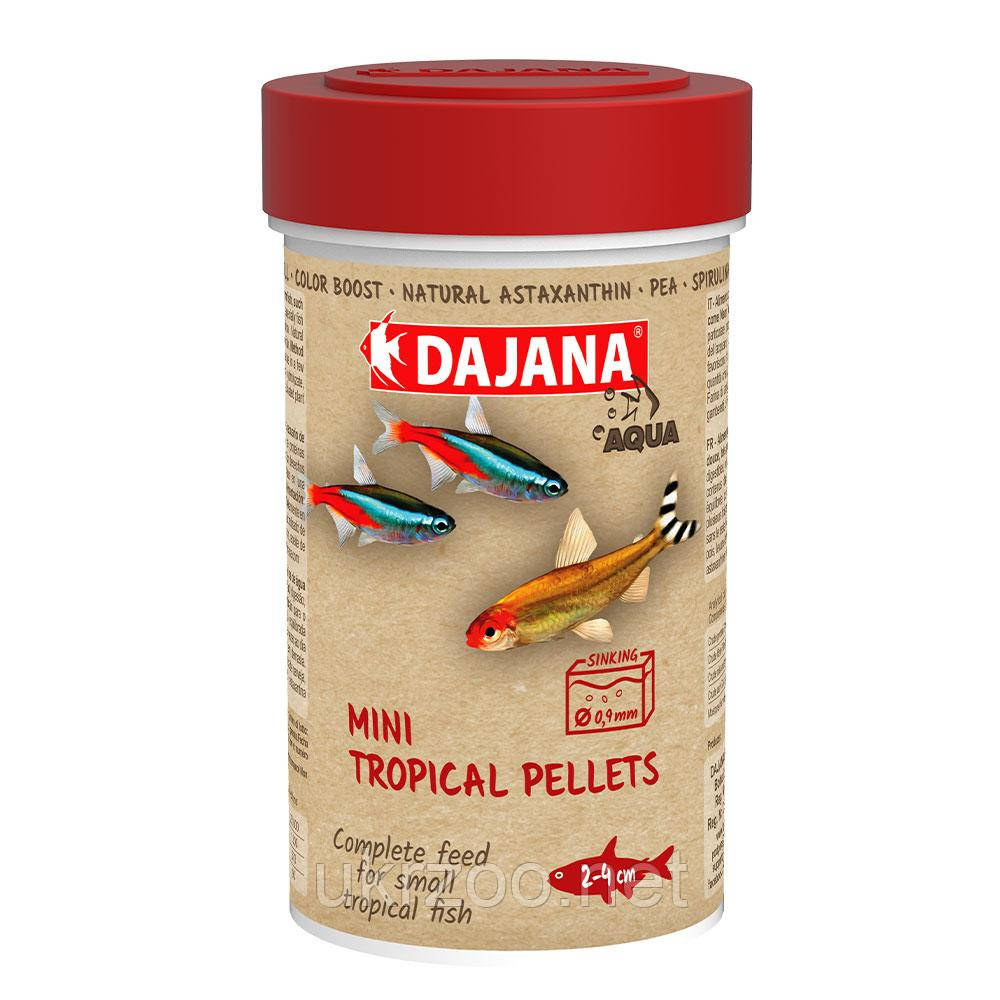 MINI TROPICAL PELLETS (250мл/150гр) Спец. пелетіров,. корм для мальків та дріб. риб. (12шт/уп)