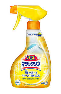 KAO Bath Magiclean Bubble Spray Спрей-пінка для ванни, із захистом від цвілі, з ароматом лимона, 380 мл