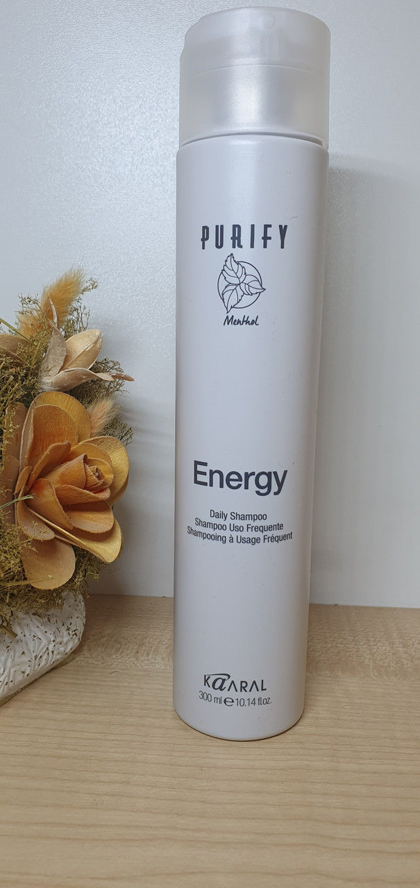 Енергетичний шампунь з екстрактом свіжої м'яти і ментолу - Kaaral Purify Energy 300ml Shampoo