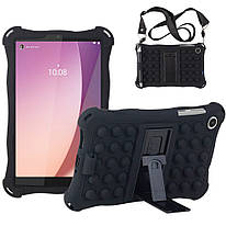 Силіконовый чохол Galeo Pop It для Lenovo Tab M8 4th Gen TB-300FU, TB-300XU Black