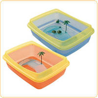 Ferplast - Пластиковый бассейн для черепах TORTUGAS, 47 х 36 х 15 см