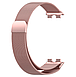 Ремінець 3 шт CDK для Huawei Band 10 | Metal Milanese Loop Magnetic (015813) (pink rose), фото 2