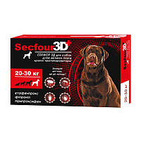 Краплі Secfour 3D для собак 3 мл, 20-30 кг 2 піп/уп.10шт (етофенпрокс/фіпроніл/пірипроксифен),захист від бліх