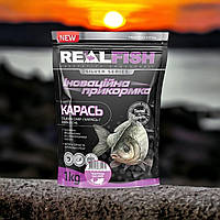 Прикормка RealFish КАРАСЬ Чебрец-Чеснок 1кг