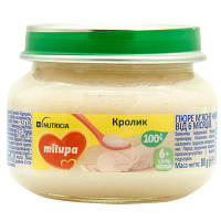 Детское пюре Milupa Кролик 80 г (5900852043987)