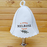 Шапка банная с логотипом "Melroze"