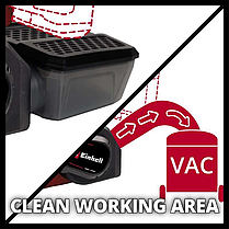 Потужна шліфмашина стрічкова акумуляторна Einhell TP-BS 18/457 Li BL - Solo : з АКБ 18V 2.5 Ач, об.х.х 120 - 250 м/хв, фото 4