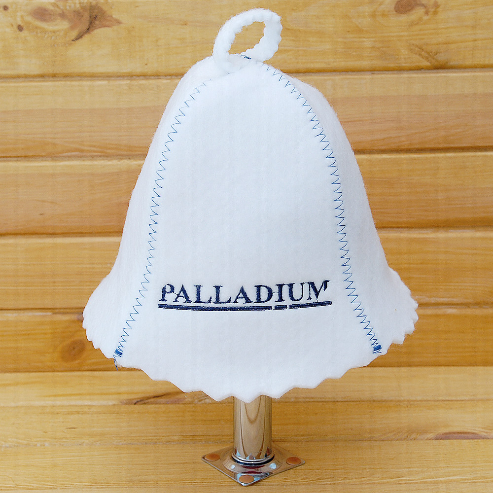 Шапка банная с логотипом "Palladium"