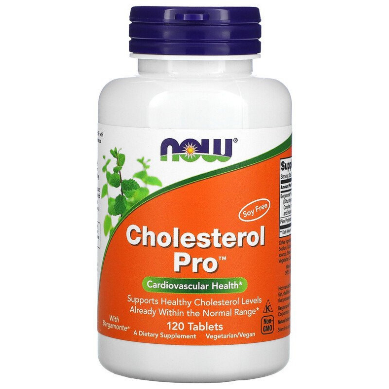 NOW Foods, Cholesterol Pro для здорового рівня холестерину, 120 таблеток