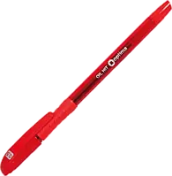 Ручка шариковая масляная (0.5 мм, красная) Optima OIL HIT O15630-03