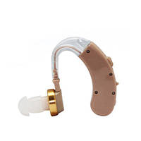Завушний слуховий апарат з 3-ма змінними насадками AXON F-138, для літніх людей з вадами слуху