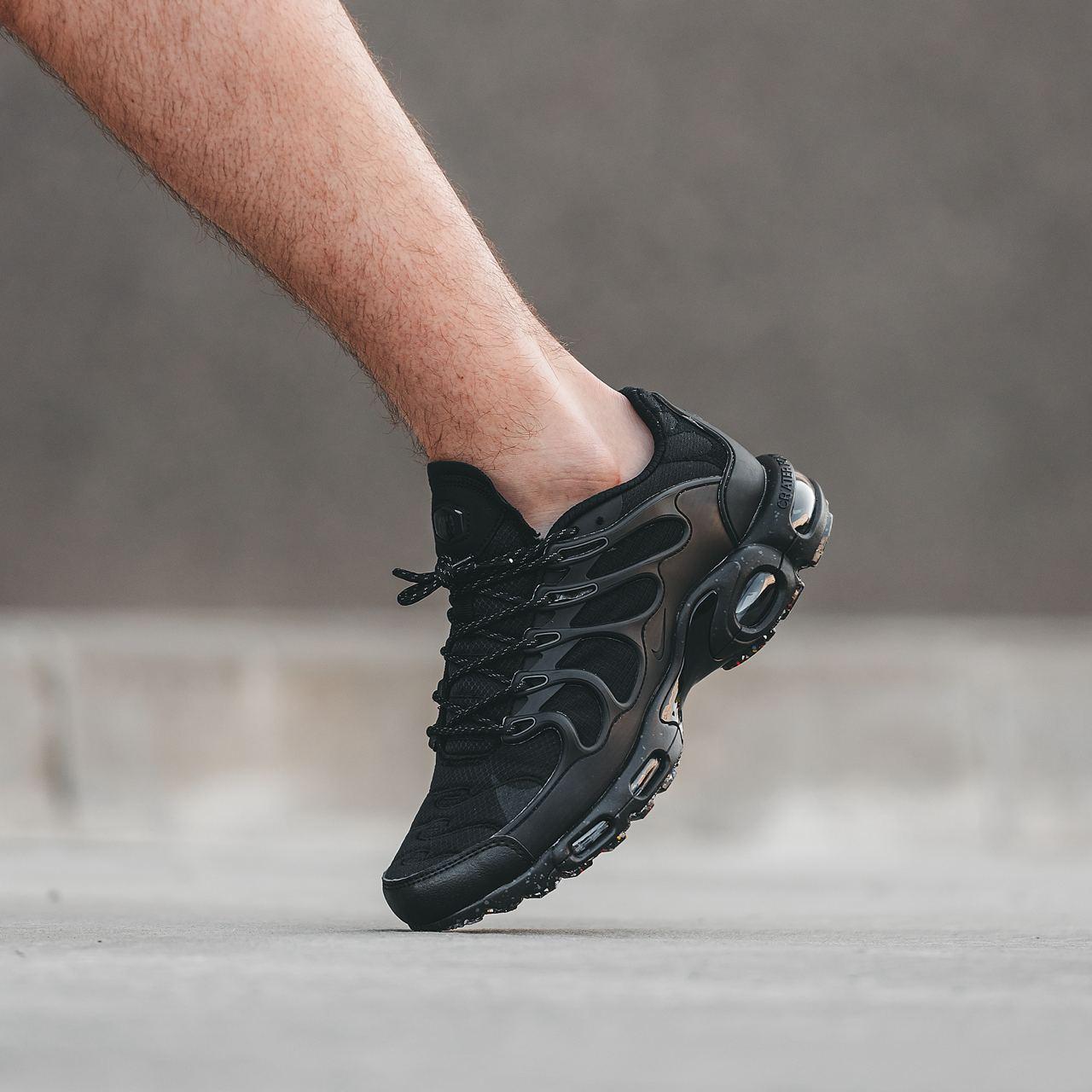 Чоловічі Кросівки Nike Air Max TN Plus Terrascape All Black / Найк Аїр Макс ТН Плюс Терраскейп Олл Чорні