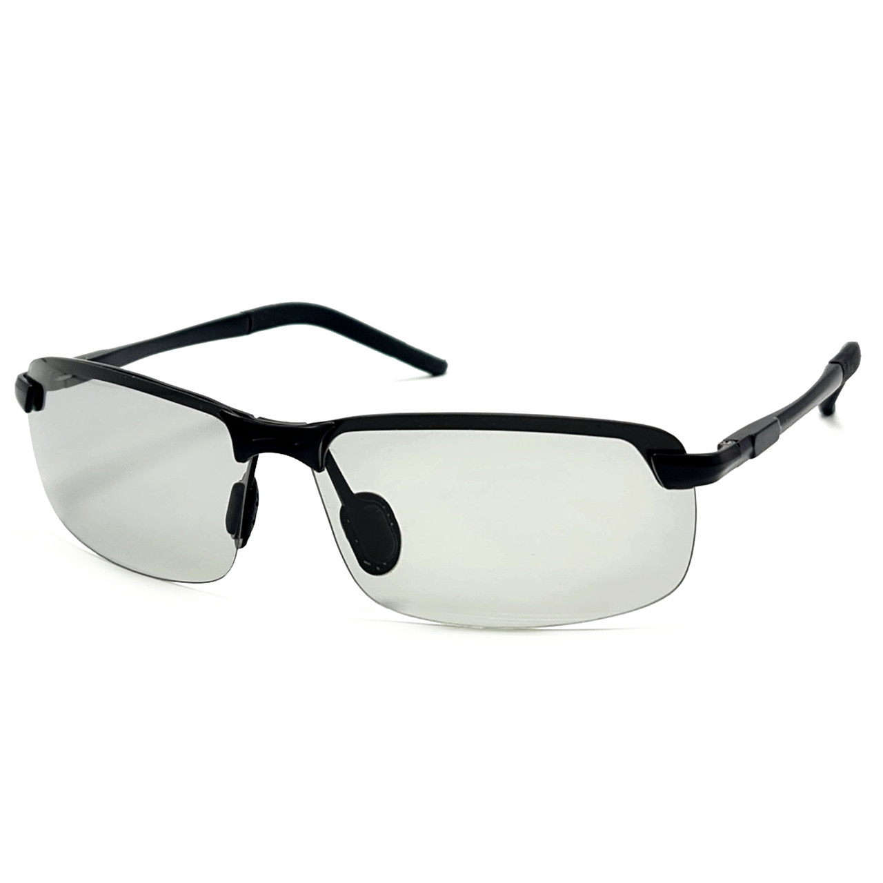 Сонцезахисні окуляри Чоловічі Поляризаційні з фотохромною лінзою M&JJ сірий 1726, фото 1