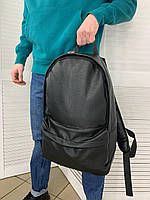 Модний міський рюкзак для прогулянок та тренувань на блискавці з анатомічними лямками з еко-шкіри