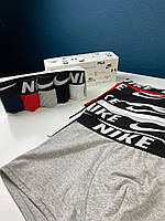 Комплект чоловічих трусів Nike 5 шт упаковані в подарункову упаковку кольору як на фото