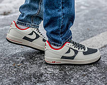 Чоловічі кросівки Nike Air Force 1 Low Grey Red ALL07877, фото 5